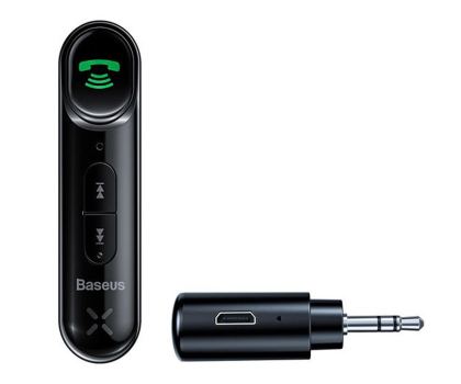 Zestaw głośnomówiący BASEUS Odbiornik Bluetooth 5.0 AUX Qiyin WXQY010001